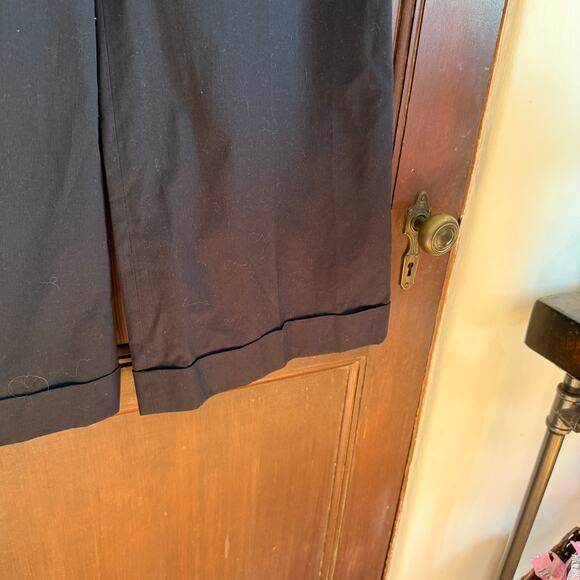 ALE Paris | Bespoke Ultra Wide Leg High Waist Cotton Cuffed Trousers | Size 6 - Picture 5 of 7